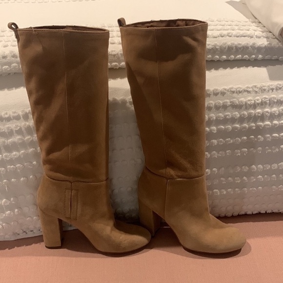 Sam Edelman • Suede Tall Heeled Boots - Picture 6 of 12